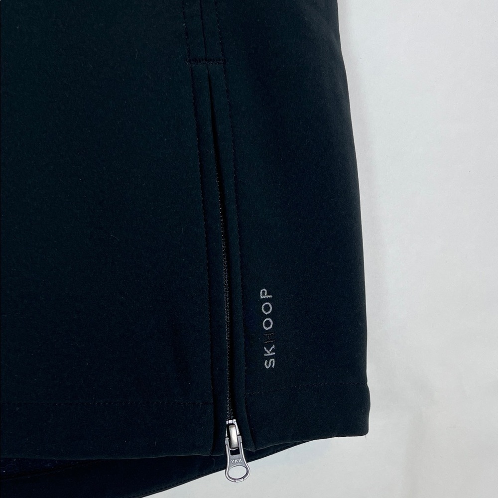 Skhoop Black Zipper Mini Ski Skirt Black XS - Picture 2 of 12